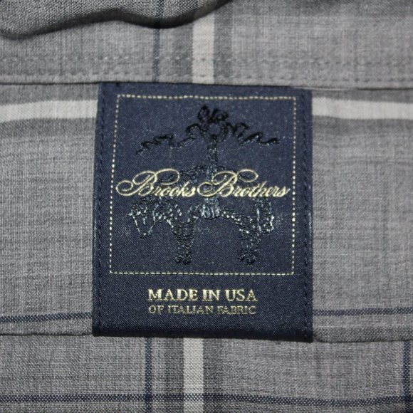 Brooks Brothers Golden Fleece 100% Wool Stretchy Button Down Shirt - Picture 1 of 6